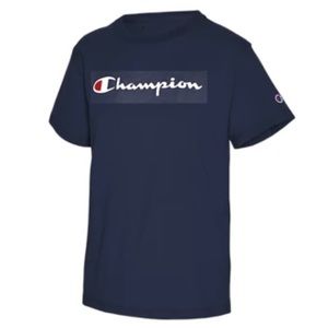 XSMALL CHAMPION ATHLETIC NAVY TEE